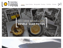 Tablet Screenshot of digitalfotos.com.br